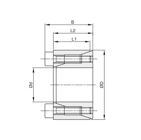 Втулка зажимная BK 61 (RCK 61) 5x16, EMT | ЕМТ