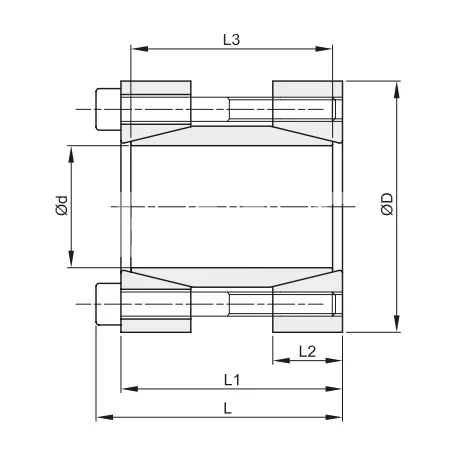 Втулка зажимная BK 95 (RCK 95) 20x50 (KLMM020), EMT | ЕМТ
