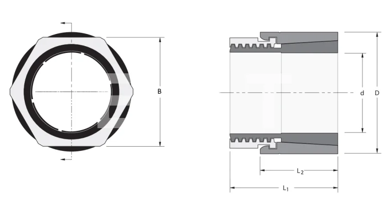 Втулка зажимная MINI KBS 58 30x47, EMT | ЕМТ