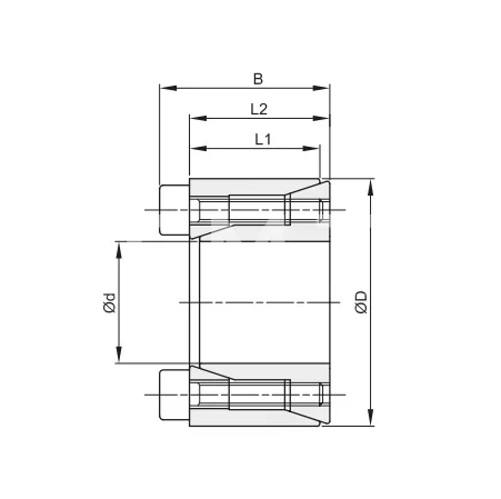 Втулка зажимная BK 61 (RCK 61) 17x35 (KLSS017), EMT | ЕМТ