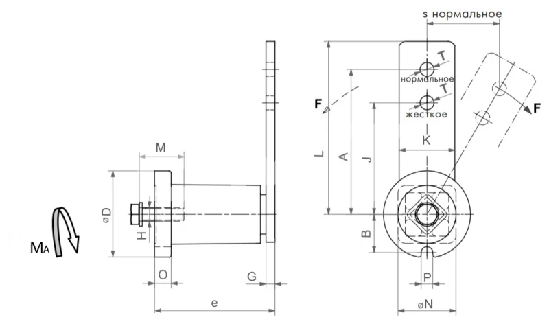 Рычаг-натяжитель SE 11 (RE 10), EMT | ЕМТ
