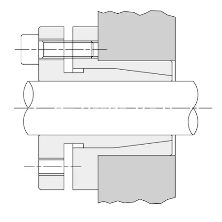 Втулка зажимная BK 30 10x16 (KLTX010) из нержавеющей стали, EMT | ЕМТ