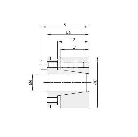 Втулка зажимная BK 70 (RCK 70) 35x60 (KLDA035), EMT | ЕМТ