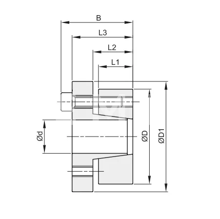 Втулка зажимная BK 15 (RCK 15) 25x65 (KLBB225), EMT | ЕМТ