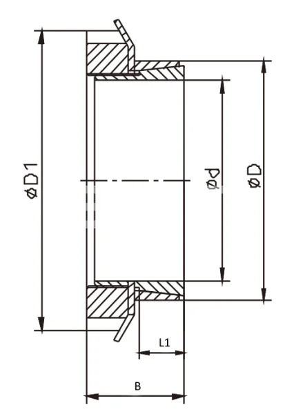 Втулка зажимная BK 26 (RCK 26) 50x60 (KLFC050), EMT | ЕМТ