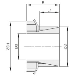 Втулка зажимная BK 26/1 (RCK 26) 15x25 (KLFF015), EMT | ЕМТ