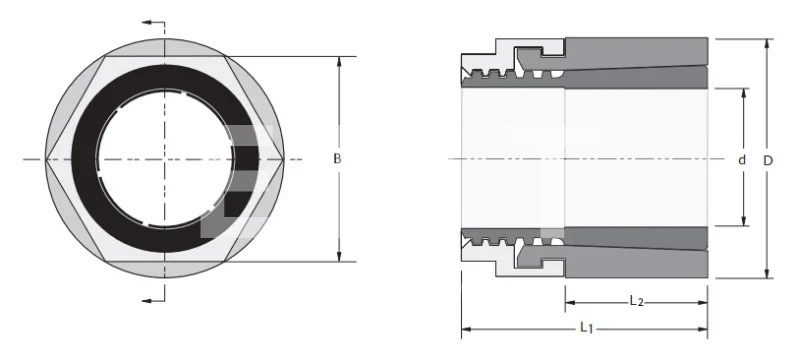 Втулка зажимная MINI KBS 56 19x32, EMT | ЕМТ
